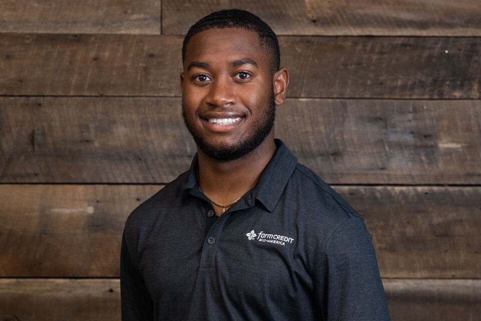 Headshot of 2024 Farm Credit Mid-America intern and Emerging Leader, Jonathan Allen