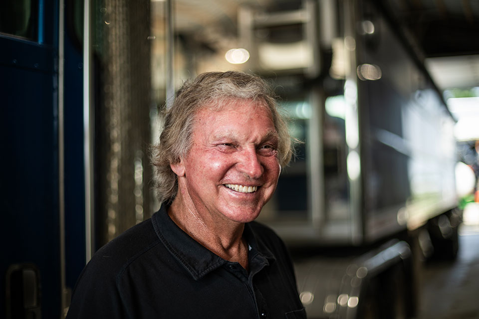 central Ohio man stands in shop financed through Farm Credit Mid-America.