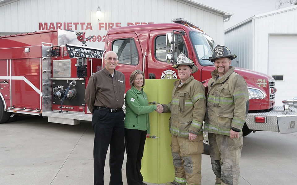 Grain bin harvest program