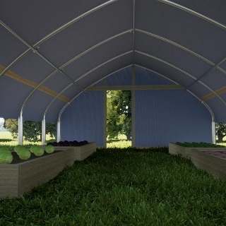 High tunnel grow house