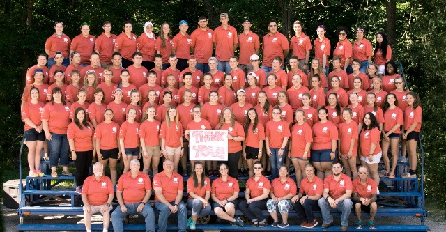 Group of 4-H campers.