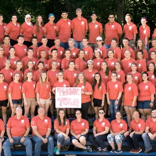 Group of 4-H campers.