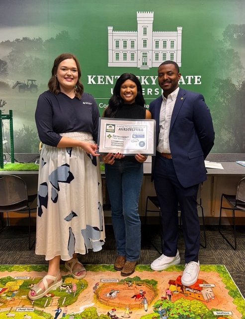 Hannah Walker, Lynsey Crumbie, and Marcus Tyler.