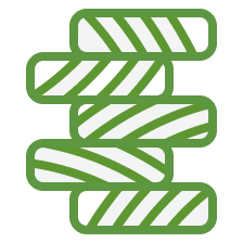 Lumber stacked