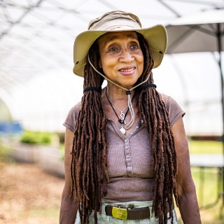Black female farmer