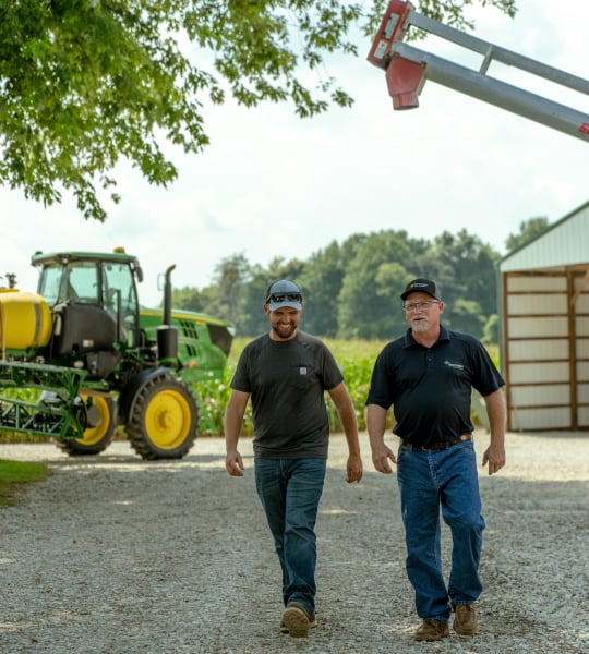 Farm Credit Mid-America loan officer talks about converting a customer's rate through the Loan Conversion Program