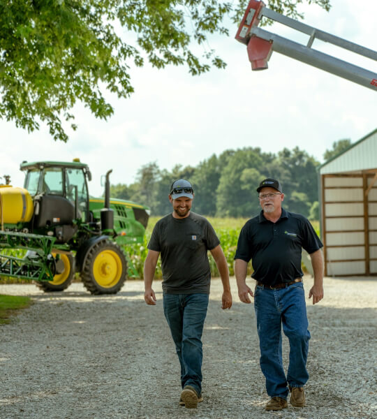Farm Credit Mid-America loan officer talks about converting a customer's rate through the Loan Conversion Program