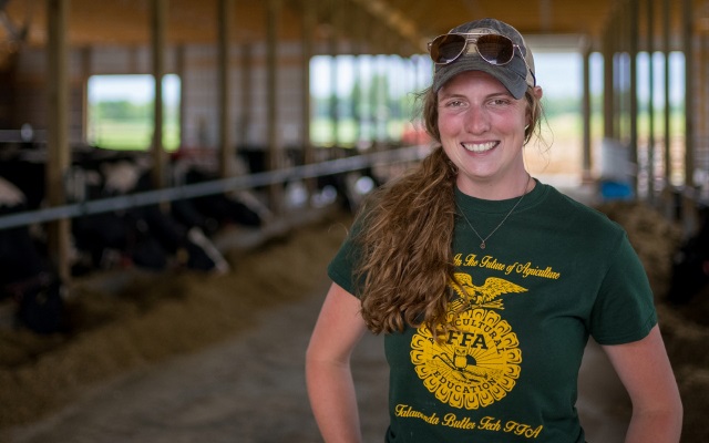 FFA student explores career option