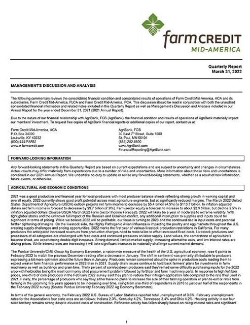 2022 Q1 Quarterly Report