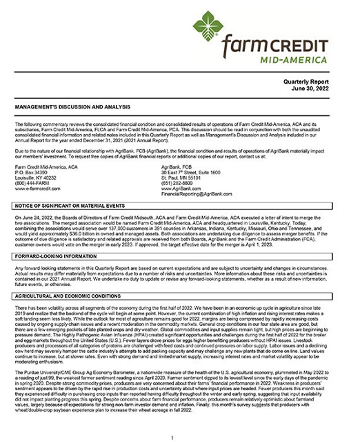 2022 Q2 Quarterly Report