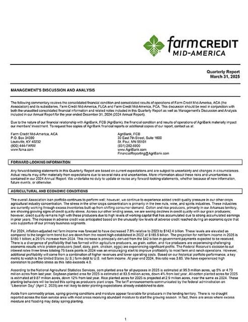 2025 Q1 Quarterly Report