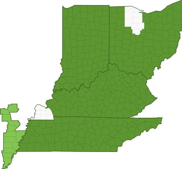 Farm Credit Mid-America service area